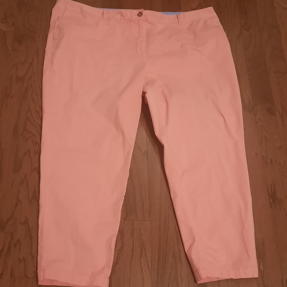 Talbots, Womens Size 24W, Pink, The Weekend, Chino Pants, Preowned